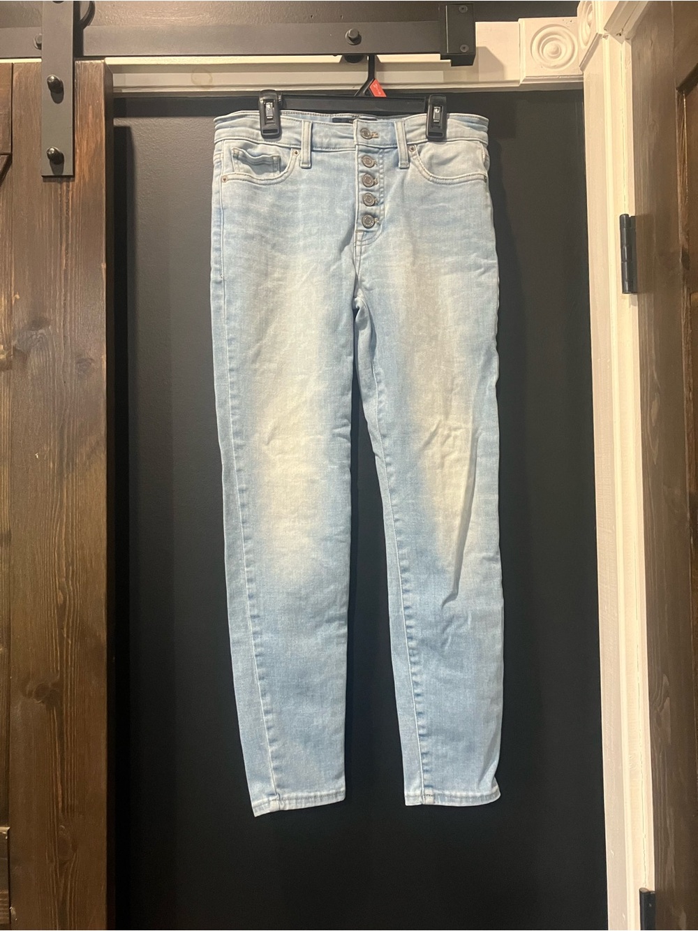 Light Wash Lucky Brand Ava Skinny Jeans Size 4 / 27 Ankle Medium Rise